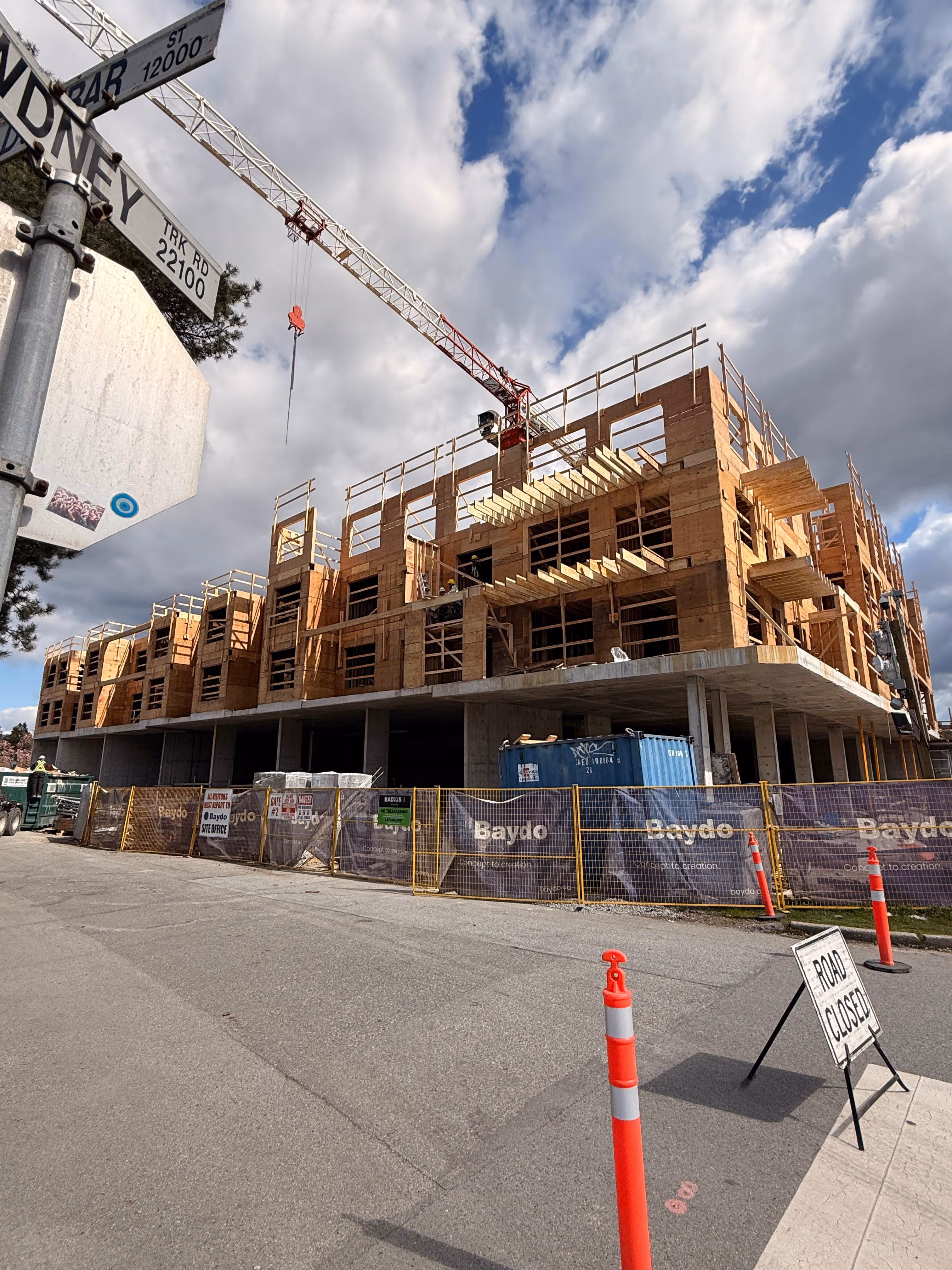 Multi-Family framing in Maple Ridge, BC — Dunbar Street, photo 2