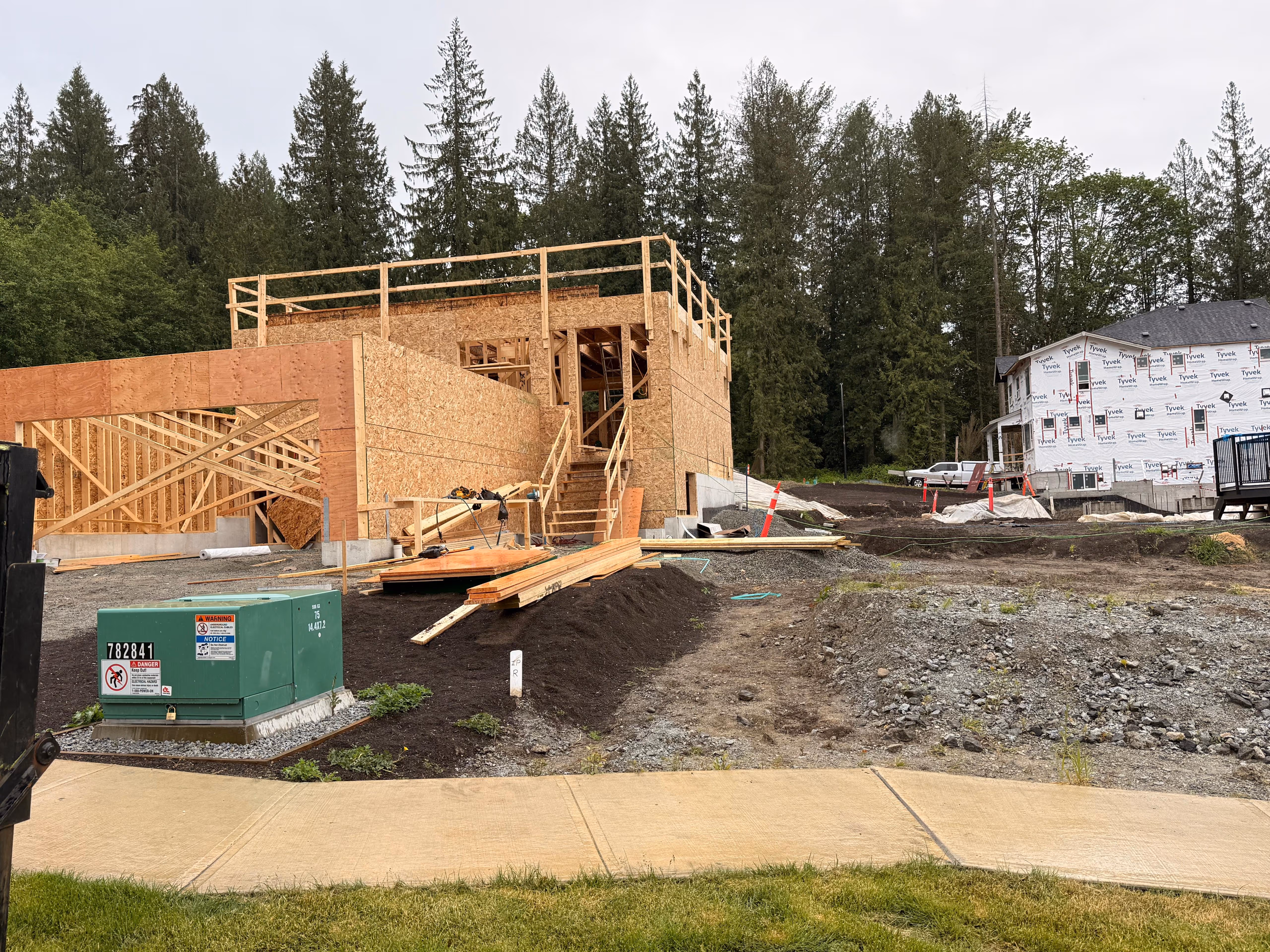 Multi-Family framing in Maple Ridge, BC — The Falls, photo 2