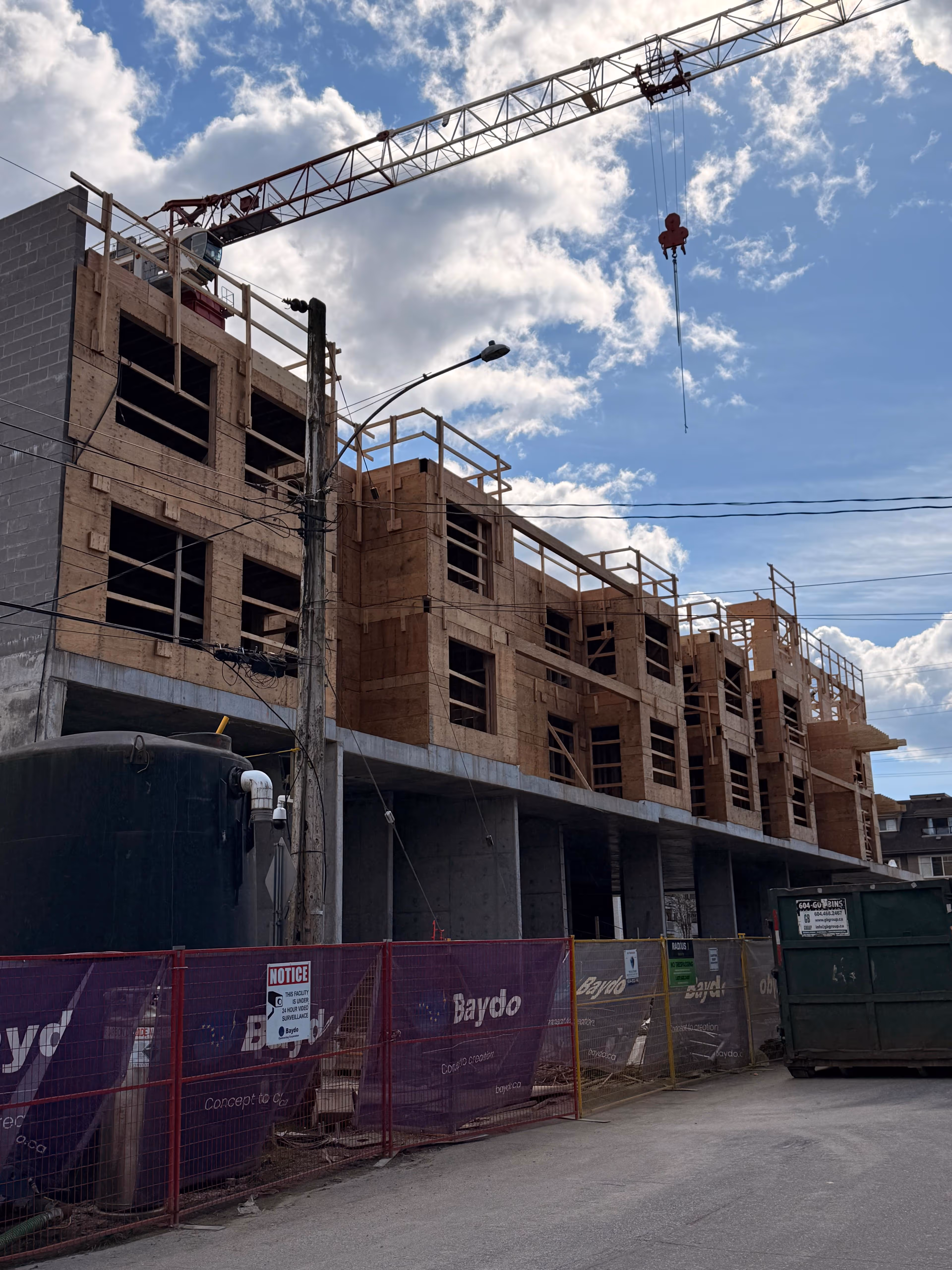 Multi-Family framing in Maple Ridge, BC — Dunbar Street, photo 3