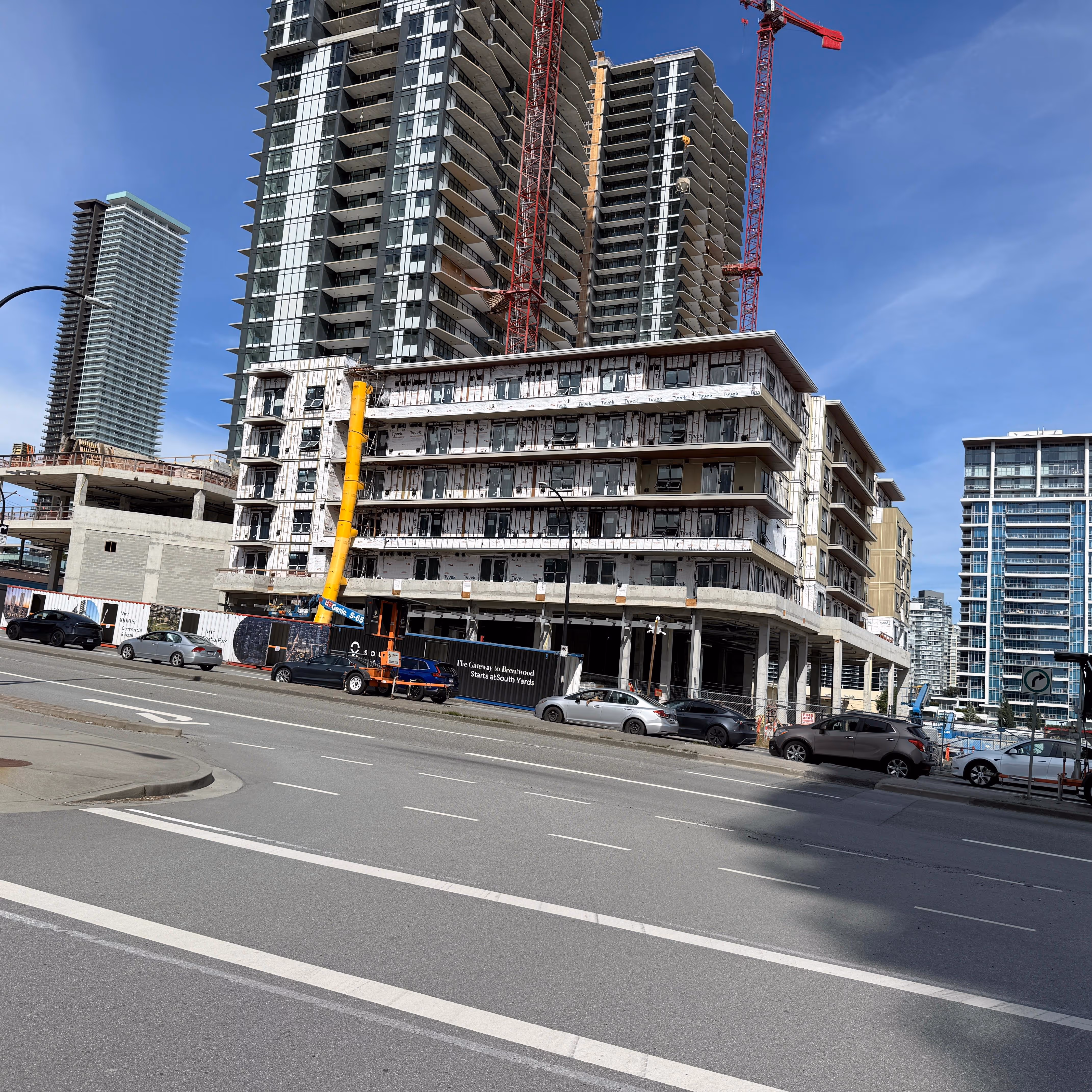 Multi-Family framing in Burnaby, BC — South Yards Tower A, photo 6