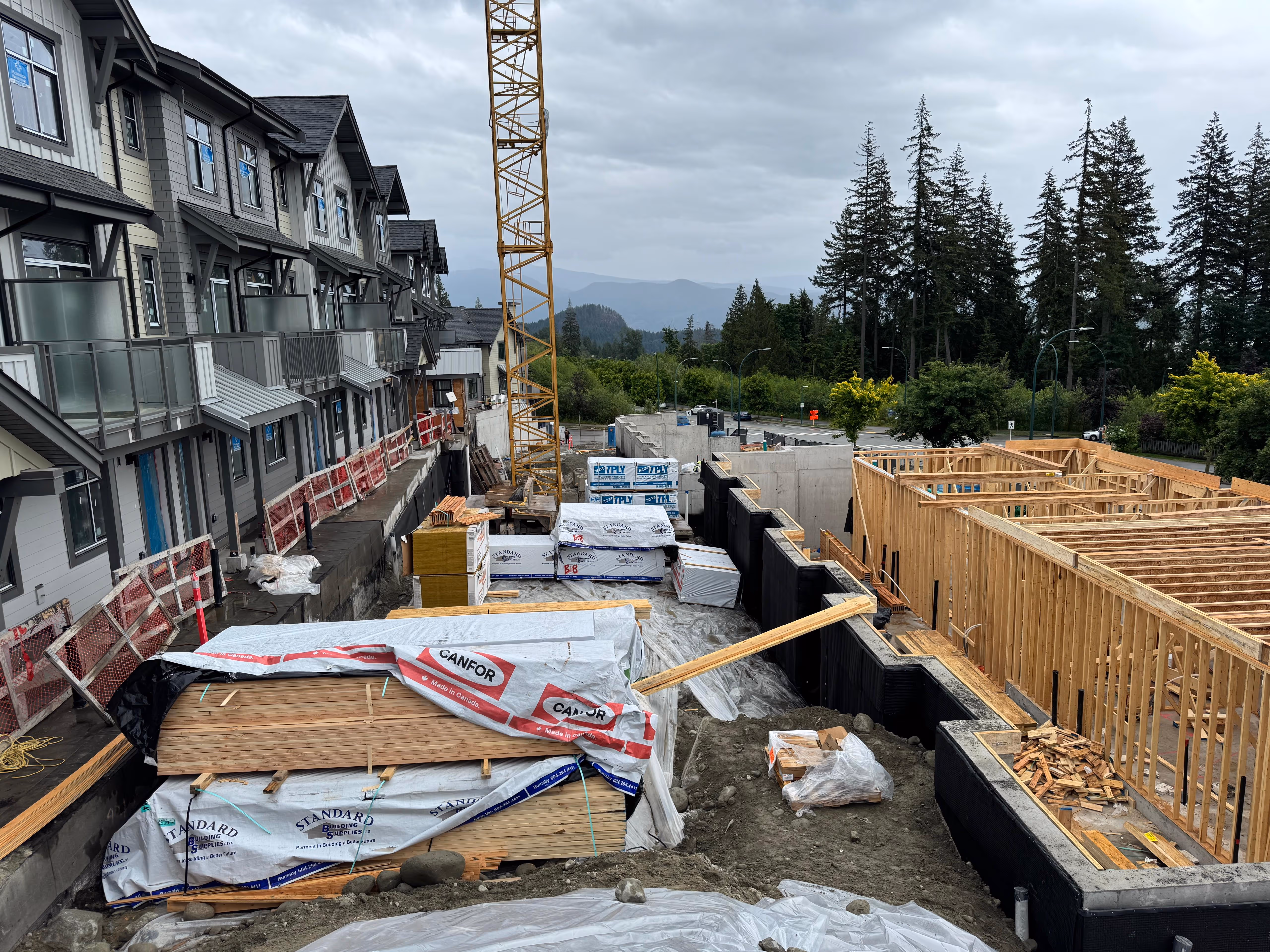 Multi-Family framing in Coquitlam, BC — Terrayne, photo 18