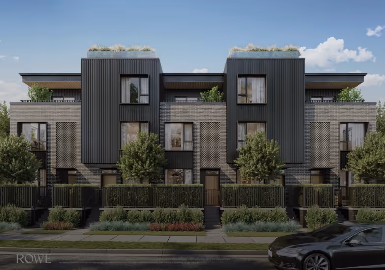 Rowe multi-family framing in Vancouver, BC by Jas Construction Ltd.