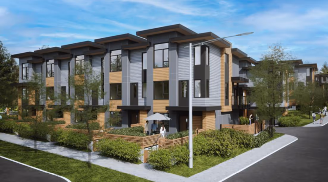 Baden Site 3 multi-family framing in North Vancouver, BC by Jas Construction Ltd.
