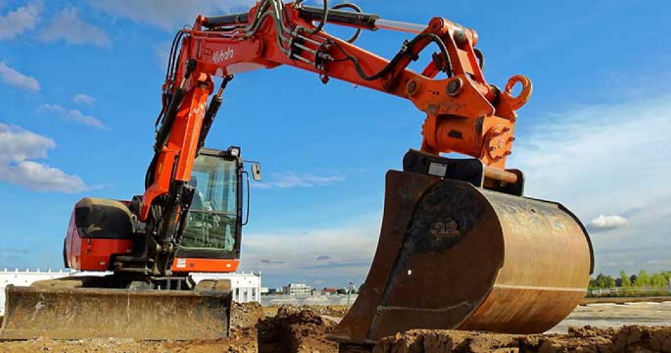 Excavation and site preparation on a British Columbia project